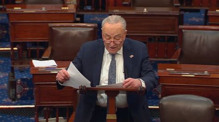 Chuck Schumer Says ‘Erection’ Instead Of ‘Insurrection’ On Senate Floor & No One Can Stop Laughing